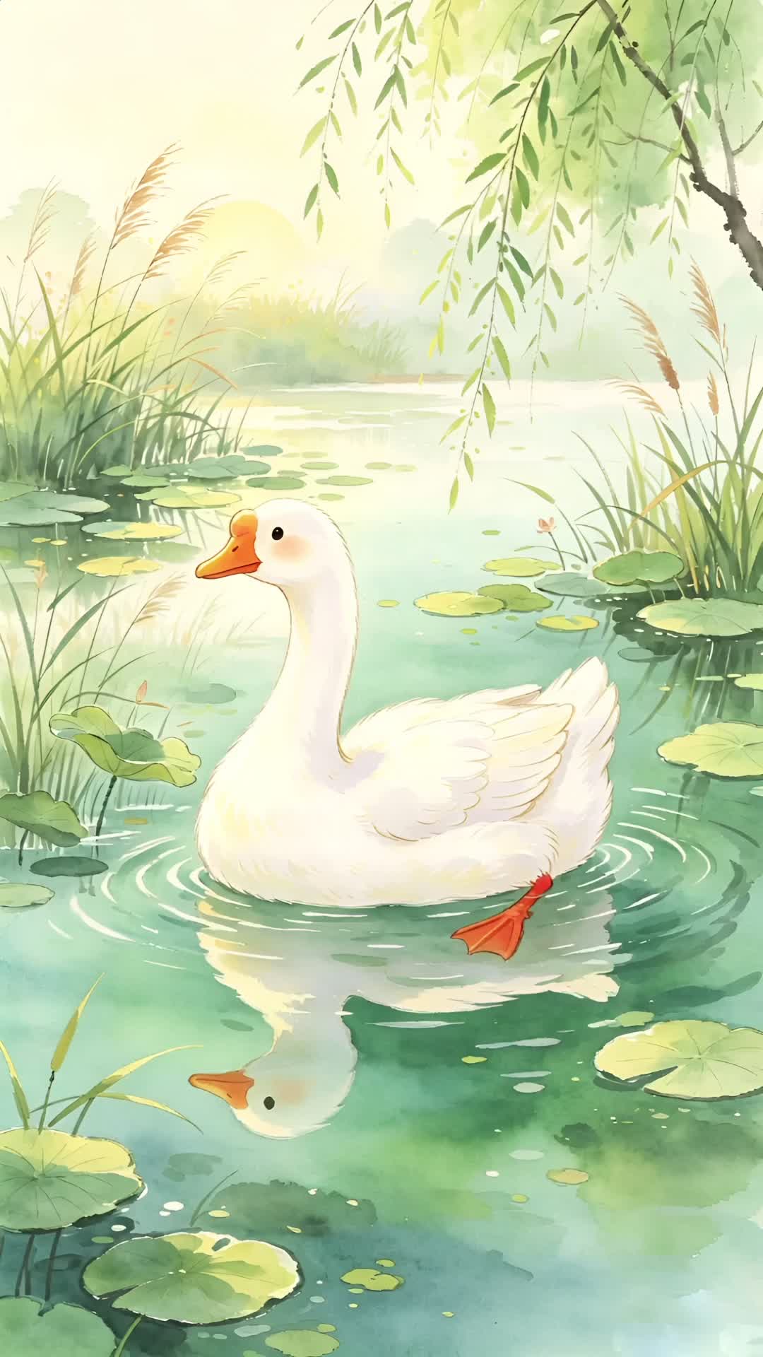 童趣淡彩水墨国风动画